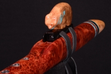 Vasticola Burl Native American Flute, Minor, Mid B-4, #G21J